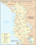 Kaart (cartografie)-Albanië-Un-albania.png