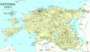Karte (Kartografie)-Estland-Estonia-Map.gif