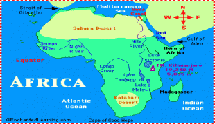 Bản đồ-Châu Phi-Afr