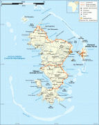 Kort (geografi)-Mayotte-Mayotte_road_map-fr.png