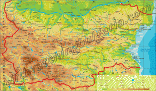 Karte (Kartografie)-Bulgarien-BirdWatchBulgariaRelief_Map.jpg