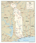 Kaart (kartograafia)-Togo-togo_pol_2007.jpg