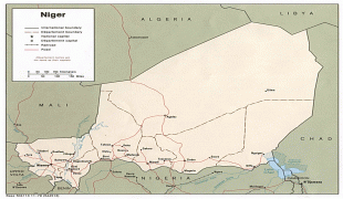 Kaart (kartograafia)-Niger-niger.jpg