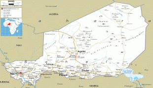 Bản đồ-Niger-Niger-road-map.gif