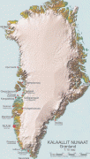 Kaart (kartograafia)-Gröönimaa-Greenland-Physical-map.jpg