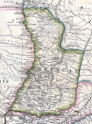 Карта (мапа)-Парагвај-Paraguay_map,_1875.jpg