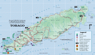 Hartă-Trinidad și Tobago-tbmap.gif