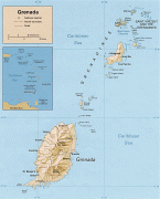 Kaart (cartografie)-Grenada-Grenada-map.png