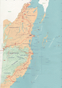 Kaart (cartografie)-Belize (land)-belize_map2.jpg