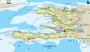 Kaart (cartografie)-Haïti-Haiti-physical-map%2Blarge.gif