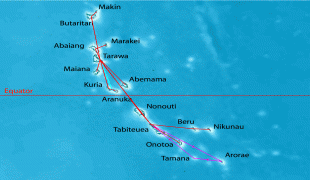 Kort (geografi)-Kiribati-Air
