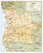 Kaart (cartografie)-Angola-Angola_Map.jpg