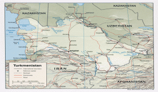 Kaart (kartograafia)-Türkmenistan-txu-oclc-212818165-turkmenistan_rel_2008.jpg