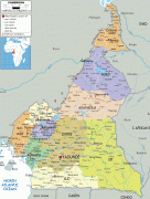Географічна карта-Камерун-political-map-of-Cameroon.gif