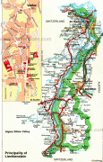 Karte (Kartografie)-Vaduz-Liechtenstein-Principality-Map.jpg