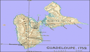 Kaart (kartograafia)-Basseterre-Map_of_Guadeloupe.jpg