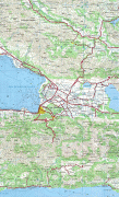 Kaart (kartograafia)-Port-au-Prince-Port-au-Prince_Topographic_Map_Haiti_2.jpg