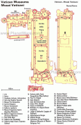 Karte (Kartografie)-Vatikanstadt-vatican-museums-map.jpg