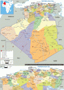 Географическая карта-Алжир-political-map-of-Algeria.gif