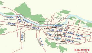 Bản đồ-Lan Châu-Lanzhou_city_map.gif