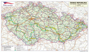 Kaart (kartograafia)-Tšehhi-mapa_ceska_republika.jpg