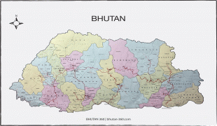 Kort (geografi)-Bhutan-3442142124_2cf5bf2abb_o_d.jpg