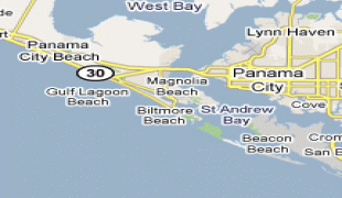 Bản đồ-Thành phố Panama-Panama-City-Beach-Map.jpg