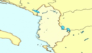 Географическая карта-Албания-Albania_map_modern.png