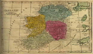 Kaart (kartograafia)-Iirimaa saar-ireland_1808.jpg