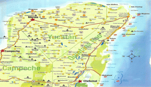 Bản đồ-Quintana Roo-yucatanmap.jpg