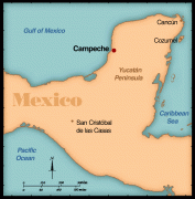 Carte géographique-État de Campeche-campecheMap.jpg