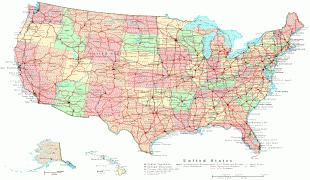 Карта (мапа)-Сједињене Америчке Државе-USA-081919.jpg
