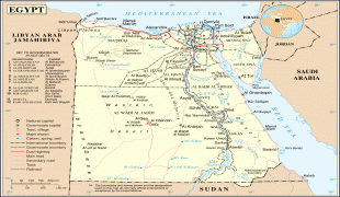 Kaart (cartografie)-Verenigde Arabische Republiek-Un-egypt.png