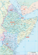 Kaart (kartograafia)-Etioopia-Ethiopia_map.jpg