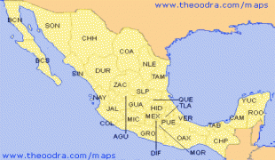 Bản đồ-Mễ Tây Cơ-mexico_states_map.gif