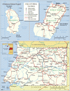 Kaart (kartograafia)-Ekvatoriaal-Guinea-Equatorial-Guinea-Admin-Map.jpg