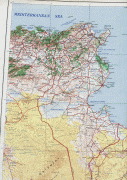 Kaart (kartograafia)-Tunis-tunis_1969.jpg