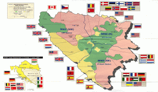 Kaart (kartograafia)-Bosnia ja Hertsegoviina-bosnia_sfortroop_97.jpg