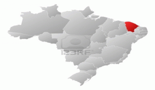 Bản đồ-Ceará-14112630-political-map-of-brazil-with-the-several-states-where-ceara-is-highlighted.jpg