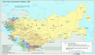 Kaart (kartograafia)-Venemaa-Soviet-Union-1981-Map.jpg