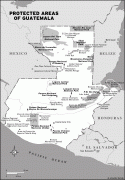 Kort (geografi)-Guatemala-Protected-areas-of-Guatemala-Map.jpg