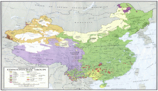 Kaart (cartografie)-Volksrepubliek China-china_ethnolinguistic_1967.jpg