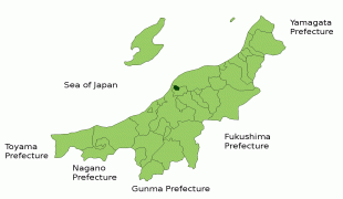 Mapa-Prefectura de Niigata-Yahiko_in_Niigata_Prefecture.png