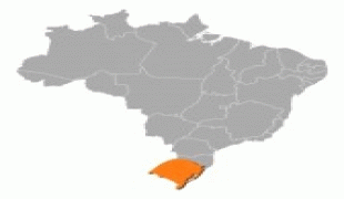 Bản đồ-Rio Grande do Sul-11393014-political-map-of-brazil-with-the-several-states-where-rio-grande-do-sul-is-highlighted.jpg