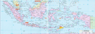 Kort (geografi)-Indonesien-Indonesia_map.jpg