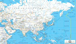 Bản đồ-Châu Á-road-map-of-Asia.gif