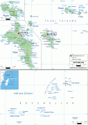 Kaart (kartograafia)-Seišellid-political-map-of-Seychelles.gif