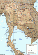 Географічна карта-Таїланд-Thailand_2002_CIA_map.jpg
