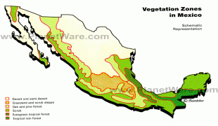 Bản đồ-Mễ Tây Cơ-mexico-vegetation-zones-map.jpg