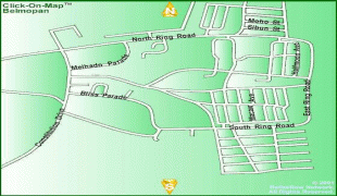Kaart (cartografie)-Belmopan-Belmopan2.jpg